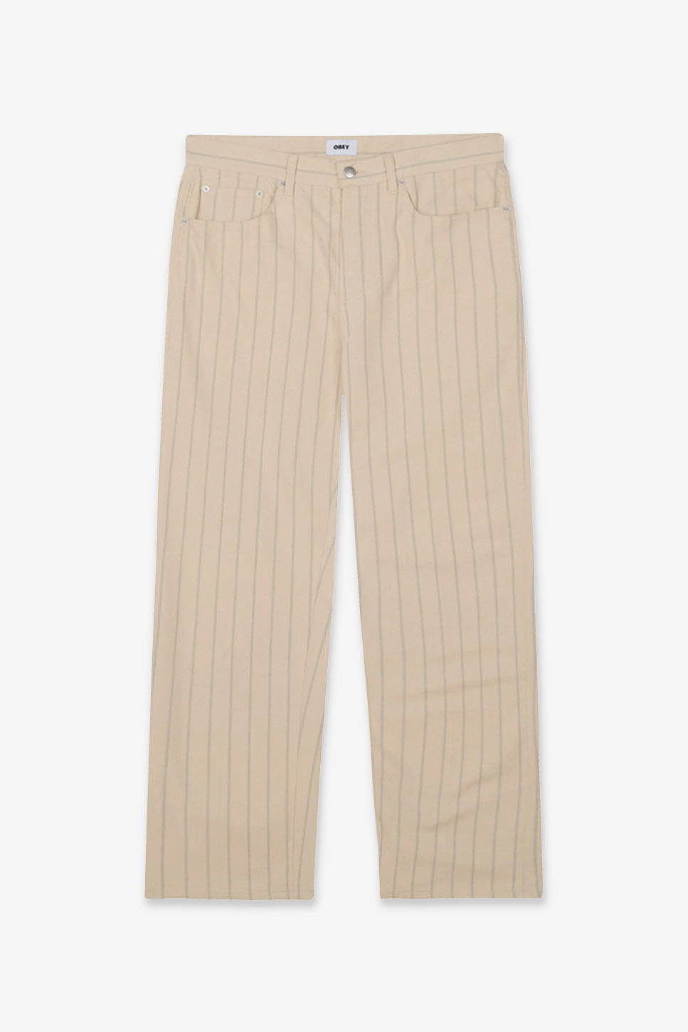 Obey Classic Baggy Stripe Denim Pelican Pants