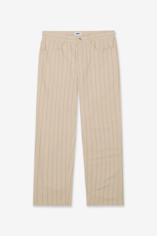 Obey Classic Baggy Stripe Denim Pelican Pants