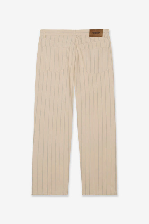 Obey Classic Baggy Stripe Denim Pelican Pants
