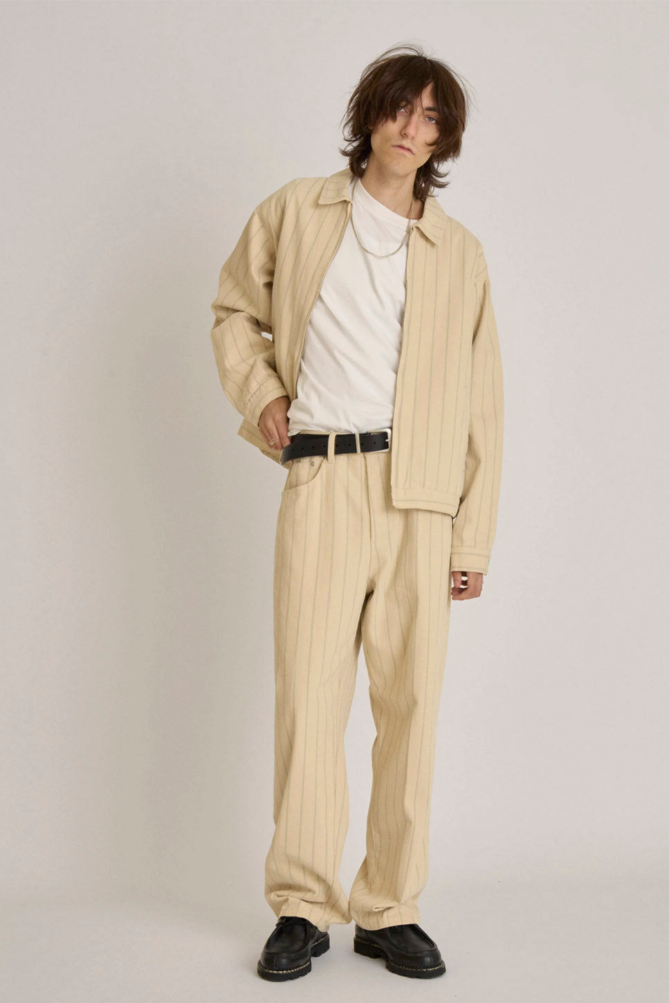 Obey Classic Baggy Stripe Denim Pelican Pants
