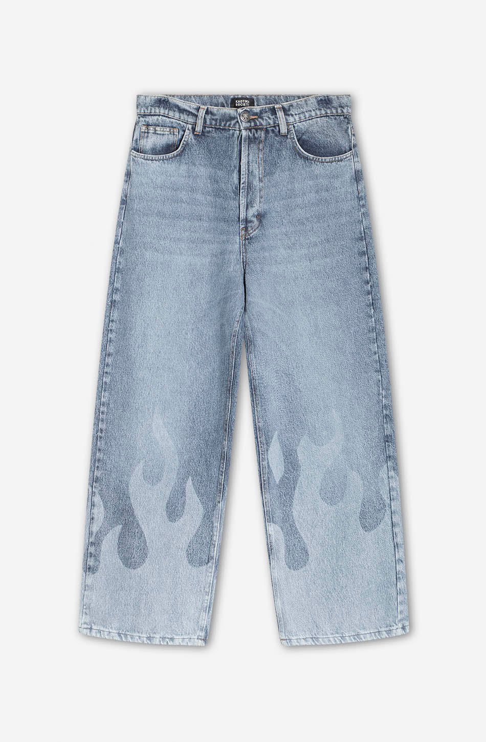 Pantalón Laser Denim Flame