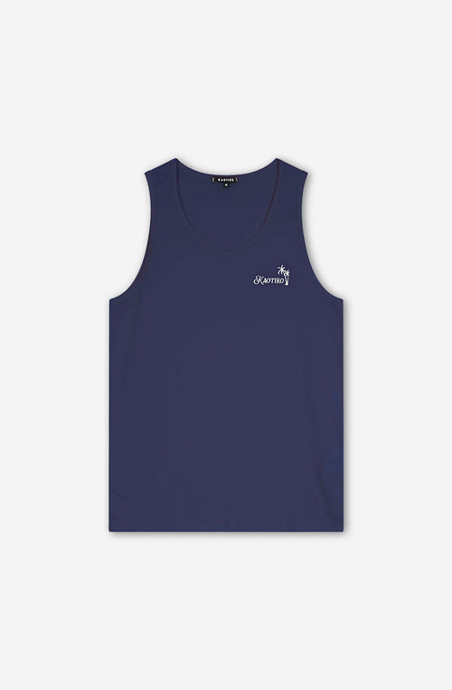 Tank Top Kaotiko Palms Navy