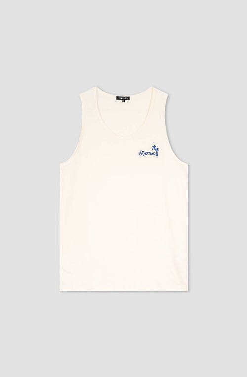 Tank Top Kaotiko Palms Ivory