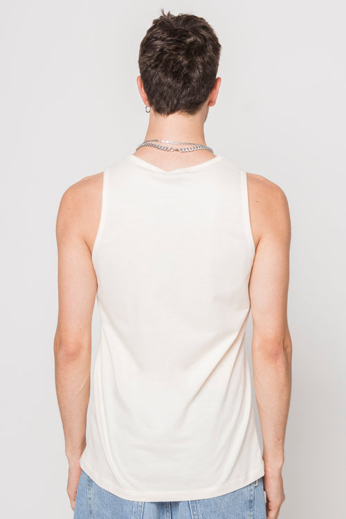 Tank Top Kaotiko Palms Ivory