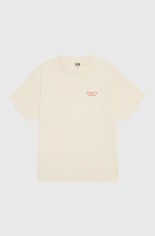 Camiseta Obey Bella Maximus Cream