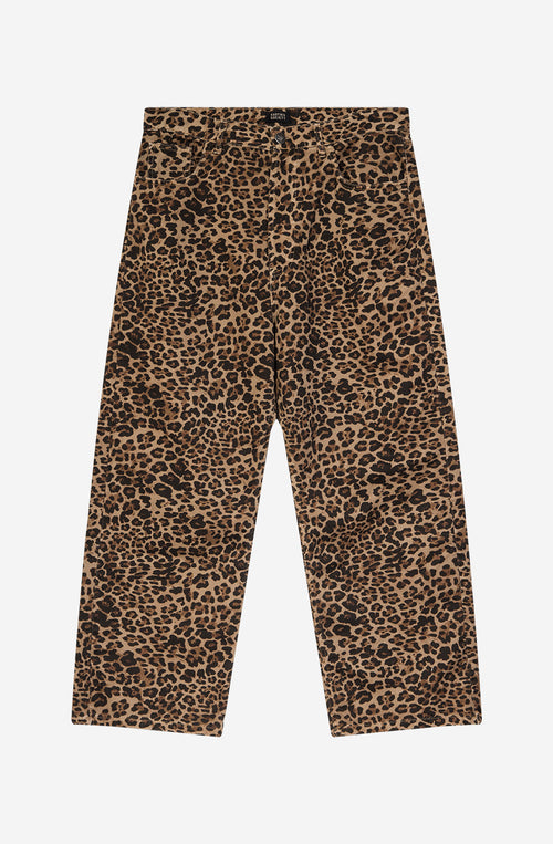 Pantalón Loose Leopard Brown
