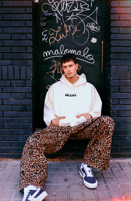 Loose Leopard Brown Trousers
