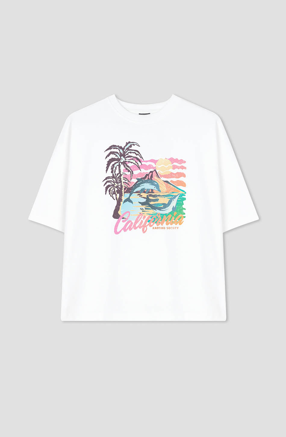 Camiseta Dolphins Organic Cotton White