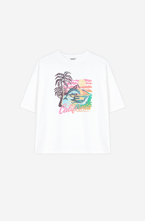 Camiseta Dolphins Organic Cotton White