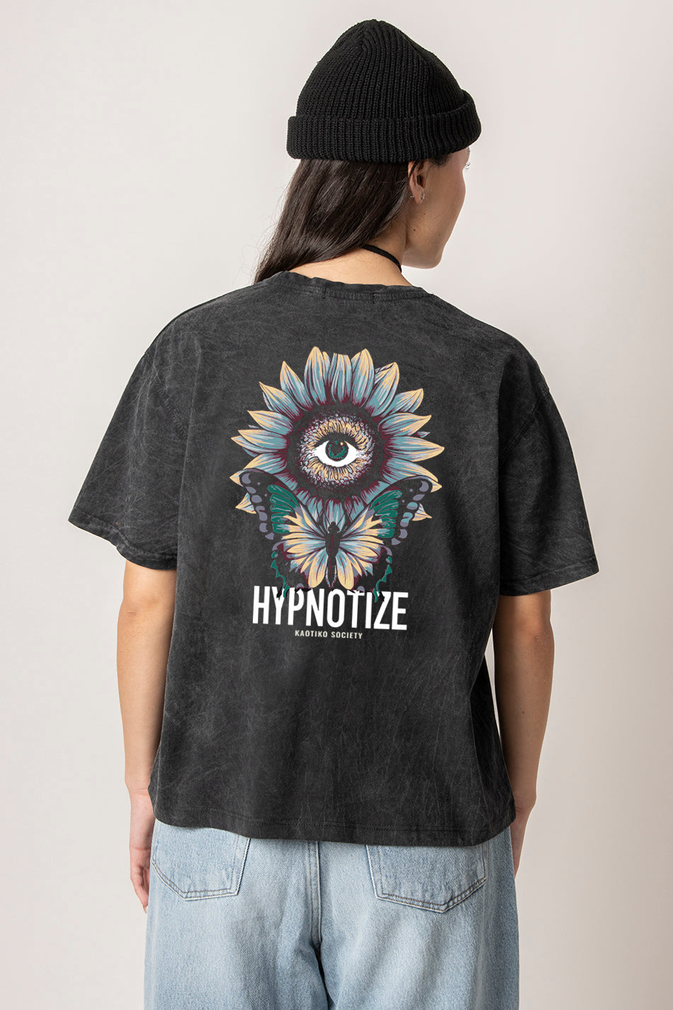 Camiseta Washed Hypnotize Black