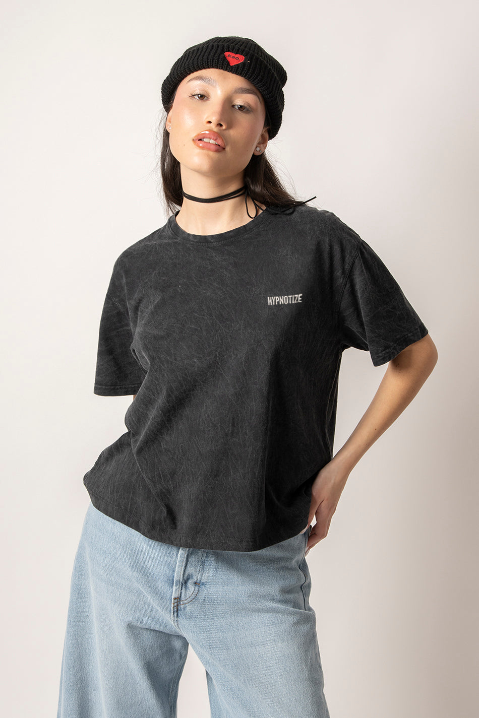 Camiseta Washed Hypnotize Black