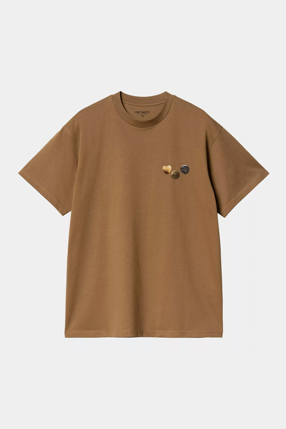 Camiseta Carhartt WIP Button Hamilton Brown