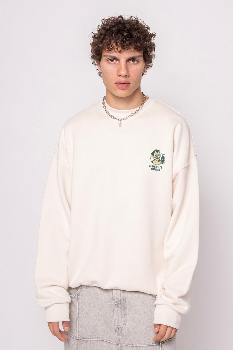 Sudadera Gas Station Organic Cotton Ivory