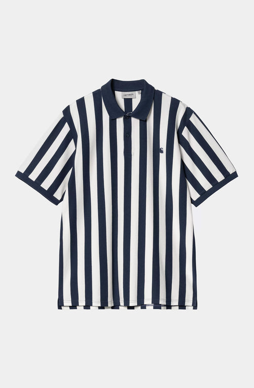 Polo Carhartt WIP Boynton Stripe Jacquard Ink