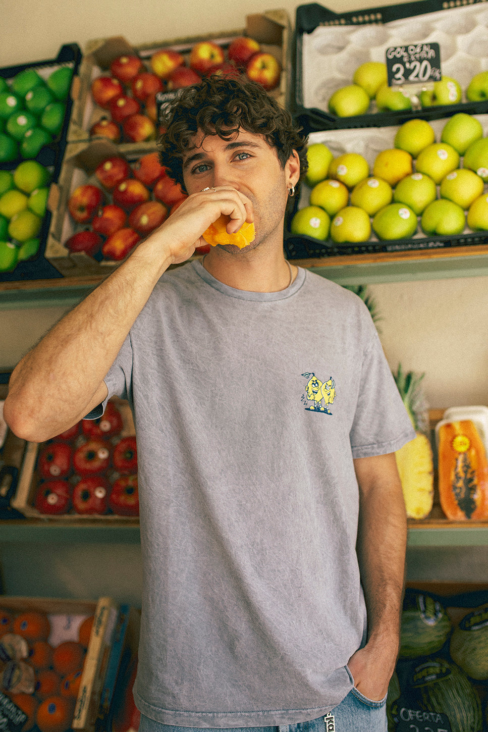Camiseta Washed You Can Do Great Things Steel