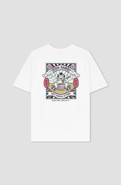 Camiseta Organic Cotton Oishi Ramen White