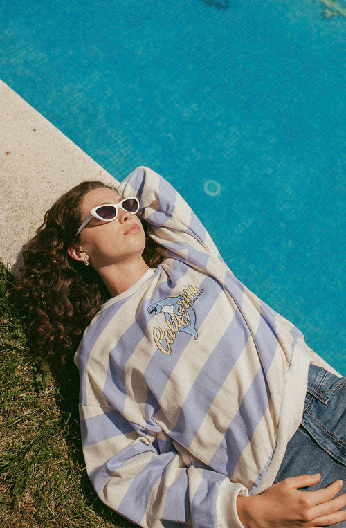 Sudadera Flipper Stripes Blue