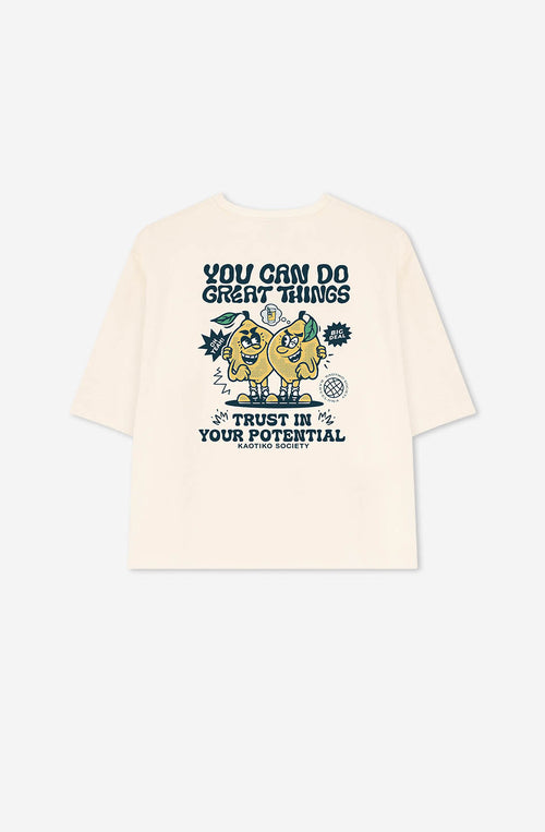 Organic Cotton You Can Do Great Things T-shirt