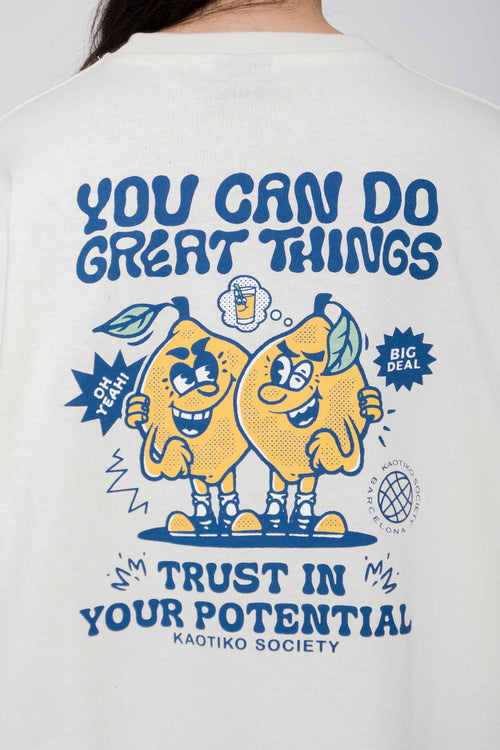 Organic Cotton You Can Do Great Things T-shirt