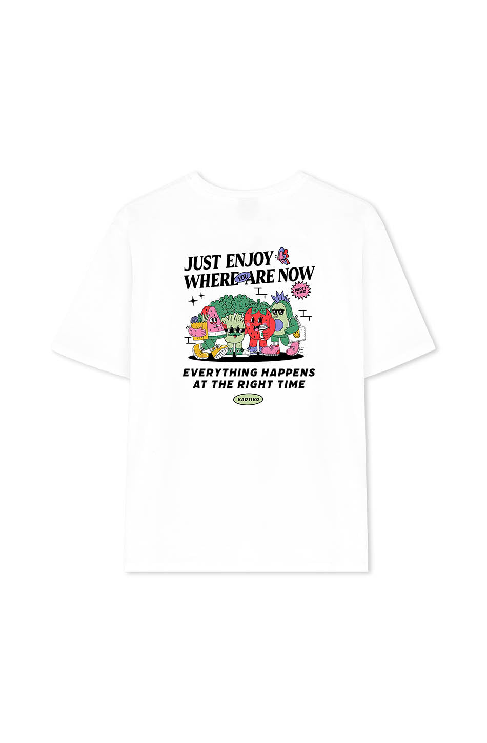 Camiseta Just Enjoy White