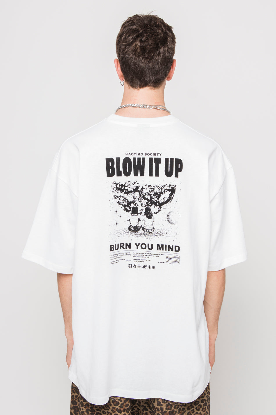 Camiseta Blow It Up Organic Cotton White