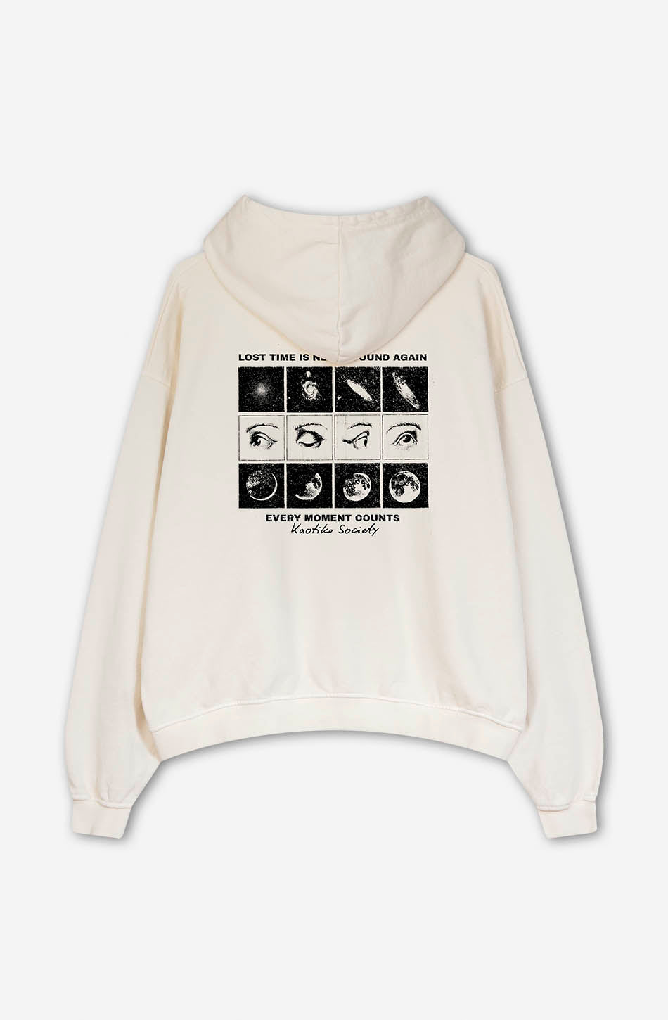 Sudadera Washed Phases Eyes Bone
