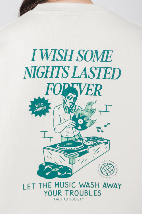 Sudadera DJ Music Organic Cotton