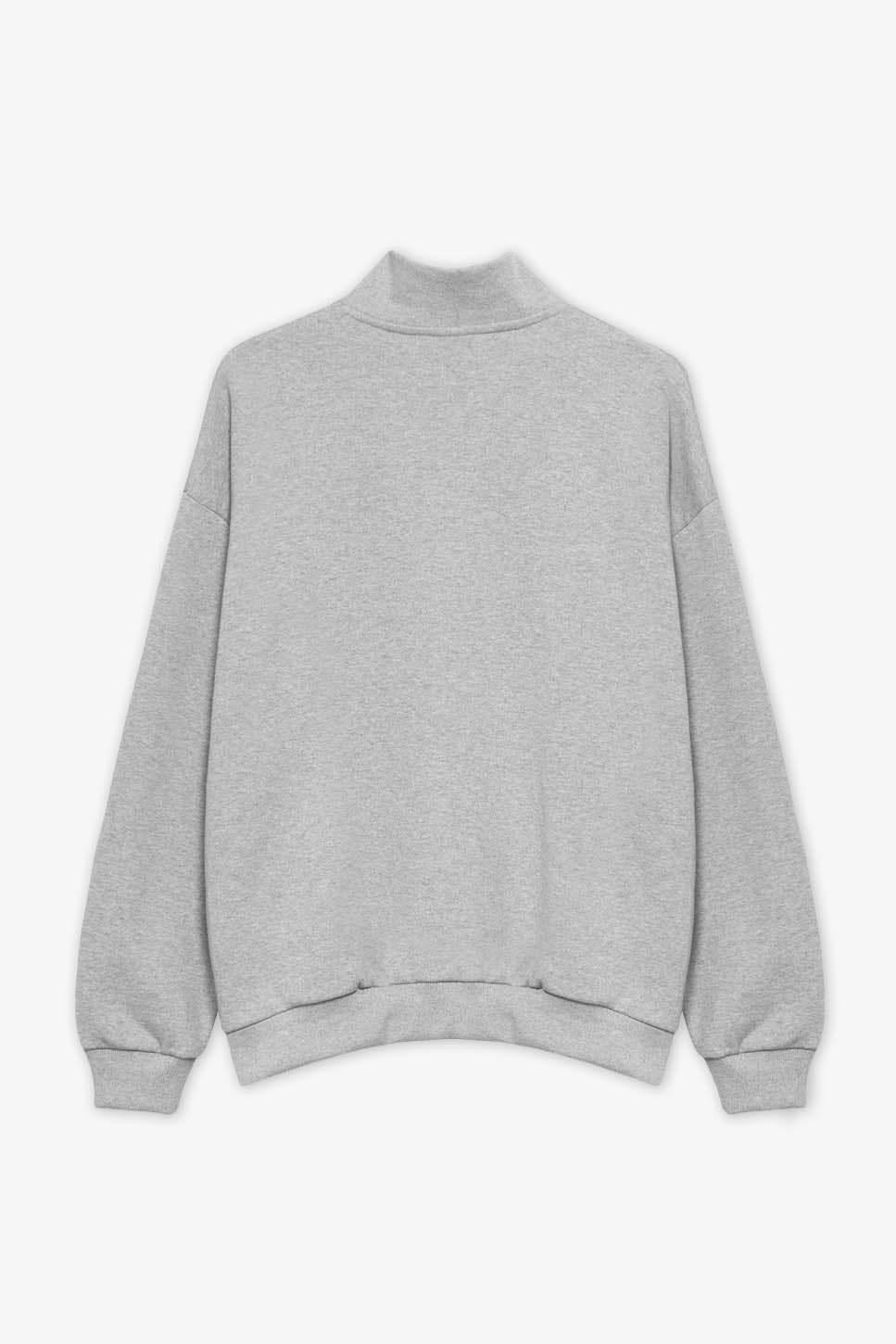 Sudadera Half Zip Kaotiko Society Grey