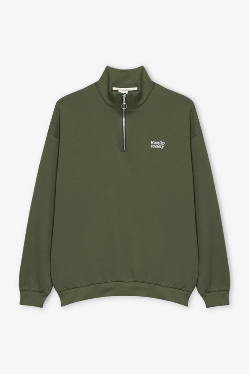 Half Zip Kaotiko Society Army Sweatshirt
