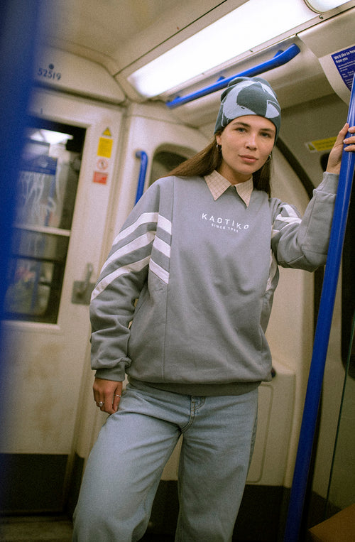 Sudadera Chad Palid Blue / Ivory
