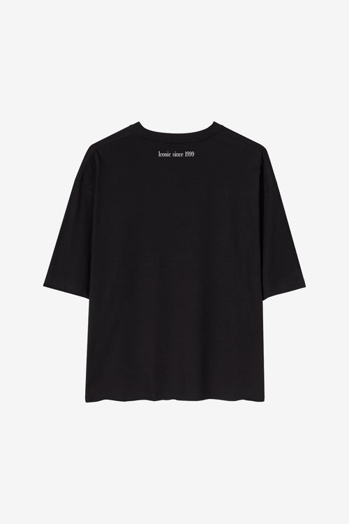Calvin Branding Cropped Black T-shirt