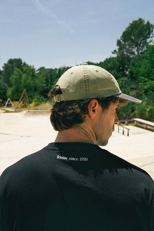Calvin Branding Cropped Black T-shirt
