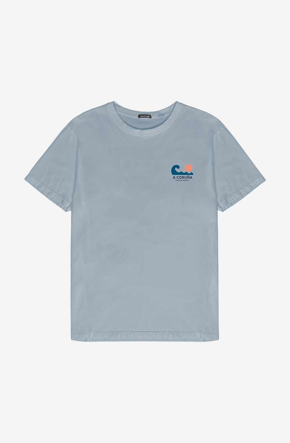 Camiseta Washed A Coruña Steel