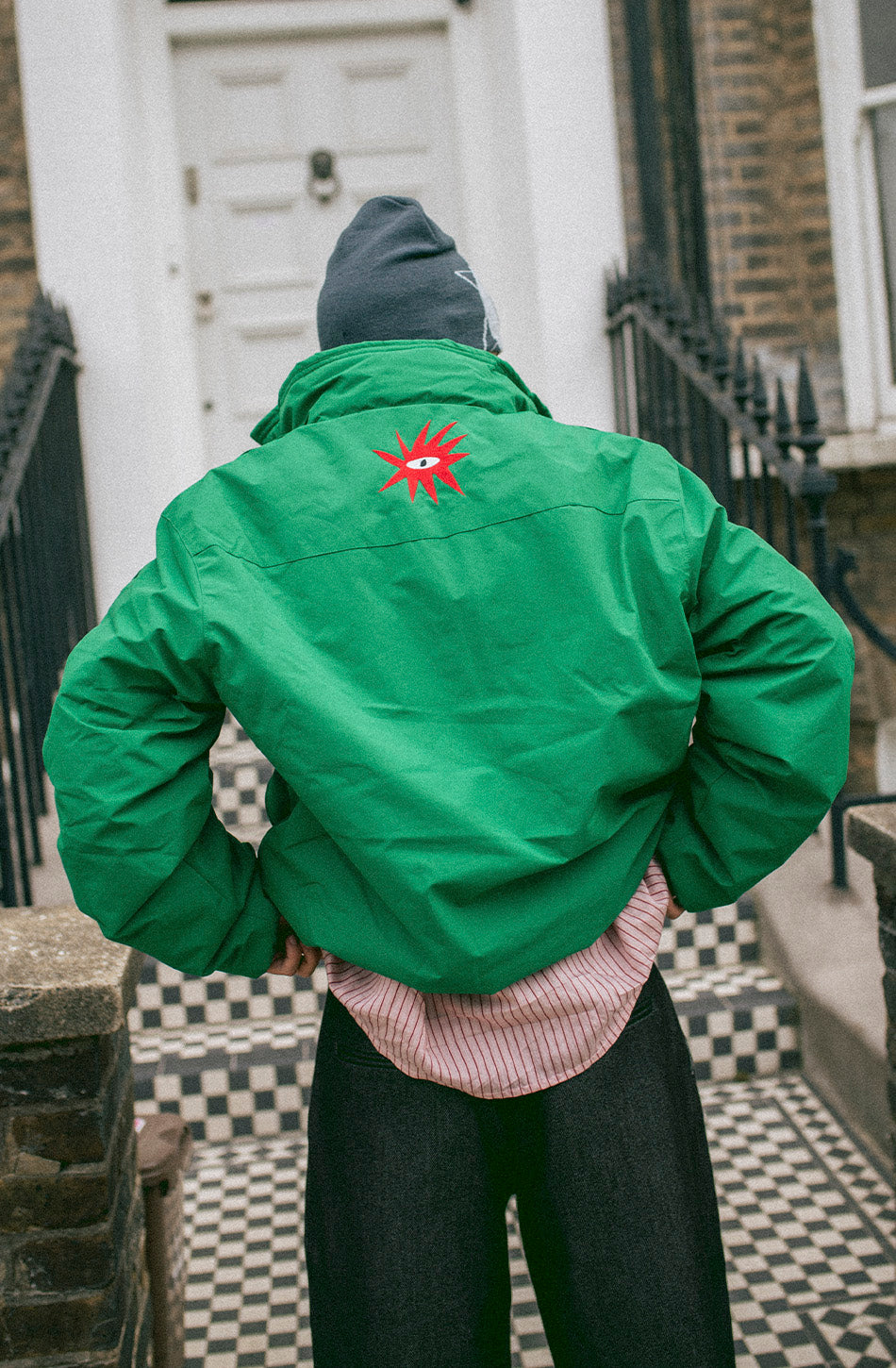 Tricky Love Green Kangaroo Jacket - Kaotiko
