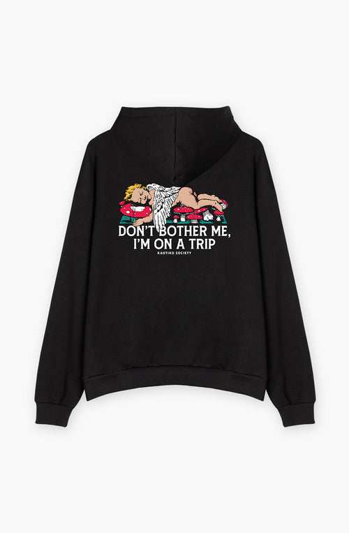 Sudadera Washed Busy Cupid Black