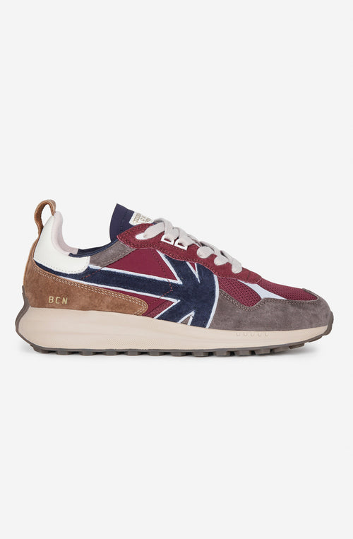 Kaotiko Vancouver Burgundy Sneakers