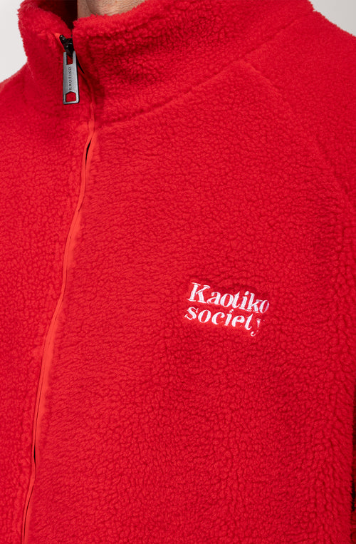 Chaqueta Fleece Life Is Tricky Red