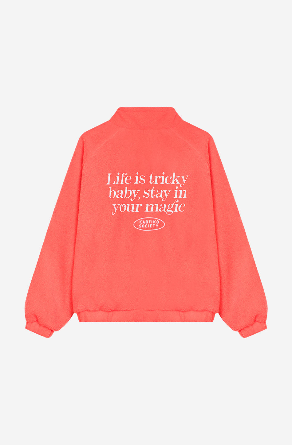 Chaqueta Fleece Life Is Tricky Red
