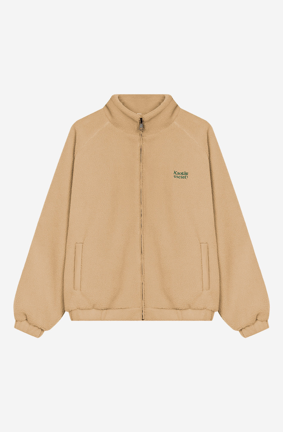 Fleece Jacket Life is Tricky Camel