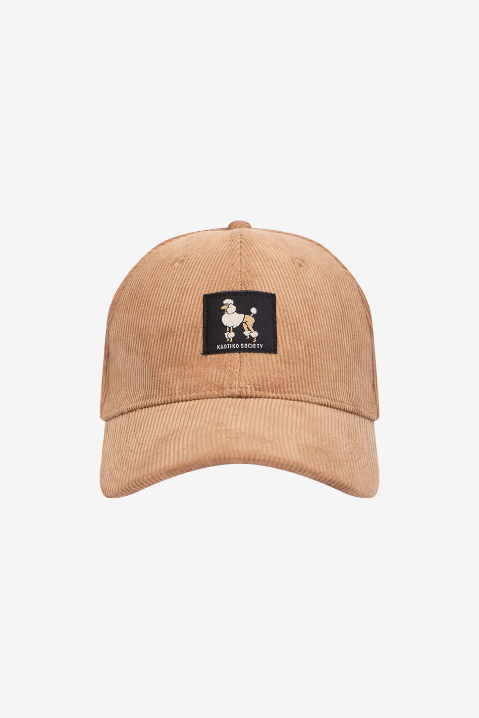 Gorra Corduroy Organic Poodle Dark Camel