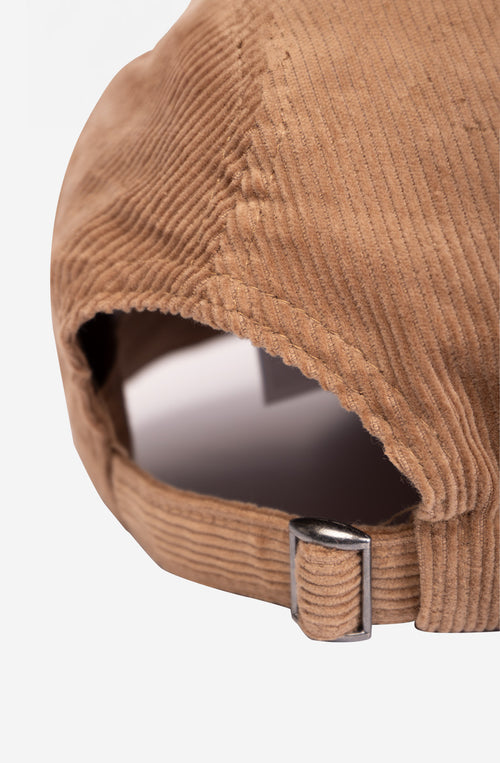 Gorra Corduroy Organic Poodle Dark Camel