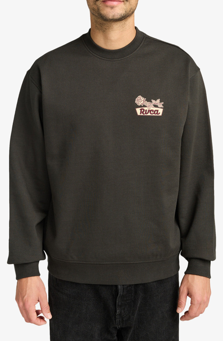 Sudadera RVCA Rose Sign C Pirate Black