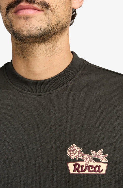 Sudadera RVCA Rose Sign C Pirate Black