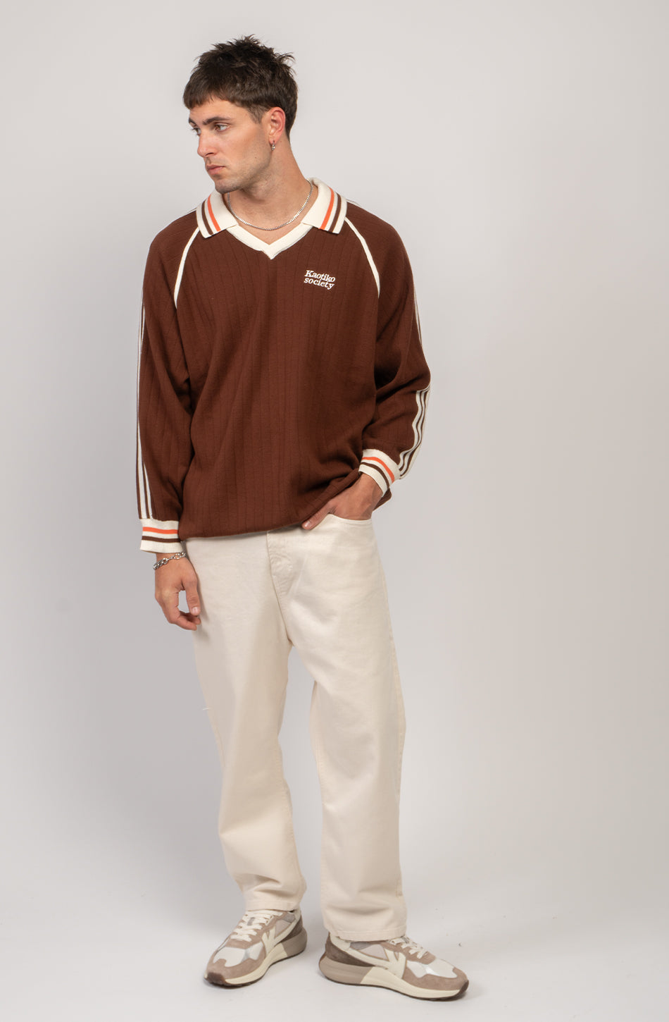 Retro Sport Society Brown Polo