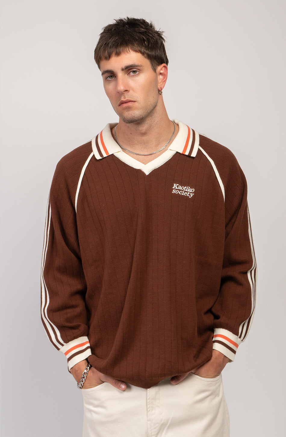 Retro Sport Society Brown Polo