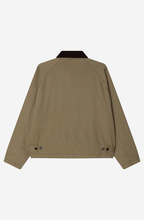 Obey Caden Work Mermaid Faded Wash Jacket