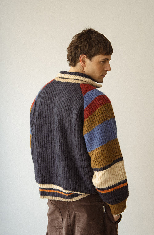Indie Stripes Navy Jacket