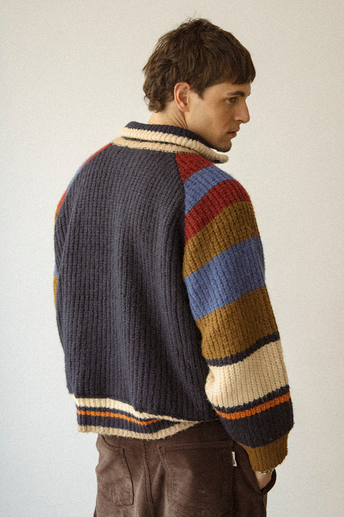Indie Stripes Navy Jacket