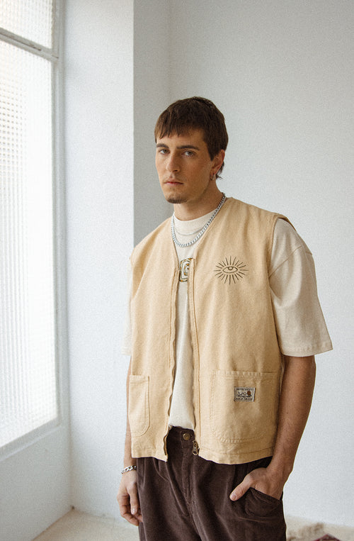 Western Eye Bone Vest