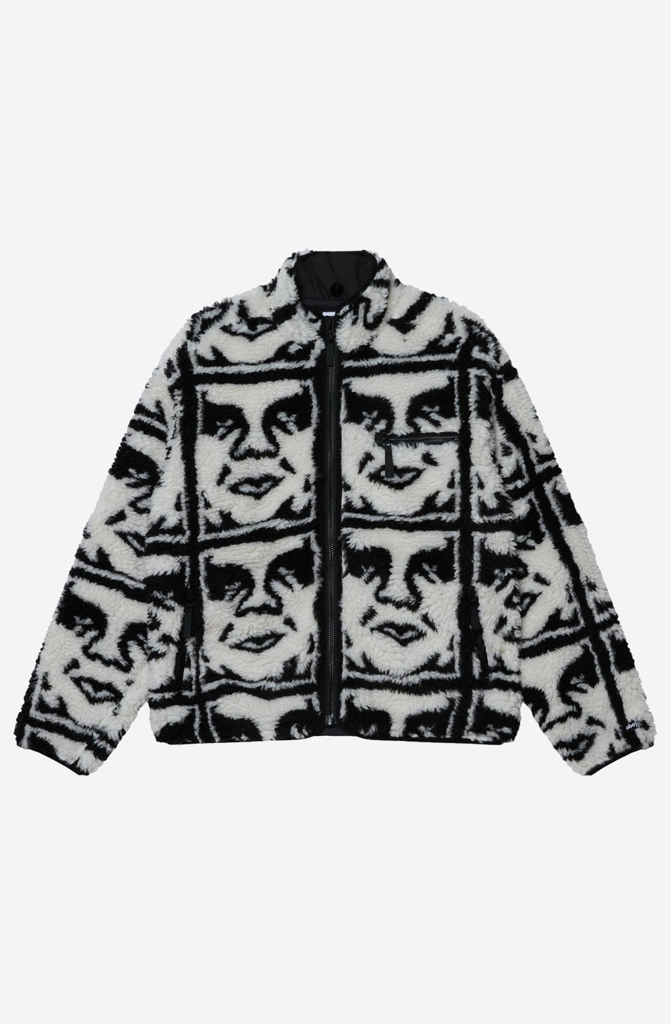 Chaqueta Obey Repeated Icon Sherpa